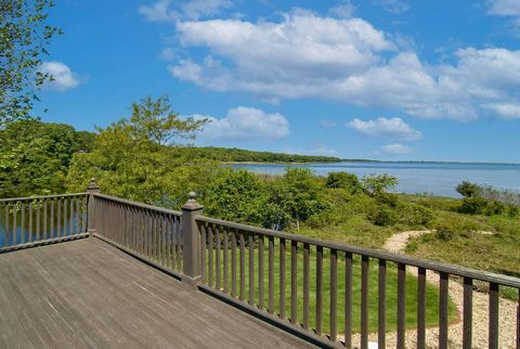 This beautiful waterfront home for sale in East Hampton features some of the best views of Three Mile Harbor and is one of the few properties with both breathtaking sunset and sunrise views. The 2,300 square-foot house is sited on 1.2 acres and hosts...