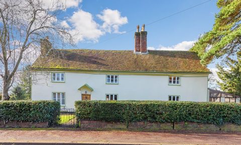 Period home set on a plot approaching an acre in the centre of this sought-after village with access to well-regarded schools. Stepping inside, the dining room features an inglenook fireplace with a wood-burning stove and beautiful brick flooring. A ...