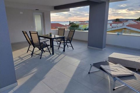 The holiday apartment was completed in June 2023 and is located on the island of Vir, accessible via a bridge, near Zadar. It offers enough space for the whole family on 65m². There are 2 bedrooms, each with a double bed. There is also the option of ...