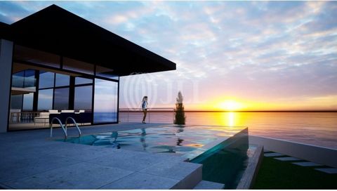 Terrain de 786 m², avec projet approuvé pour la construction d'une villa individuelle avec vue sur la lagune d'Óbidos, à Caldas da Rainha. Projet pour une villa de 3 chambres avec une surface de construction brute de 236 m² avec une piscine à déborde...