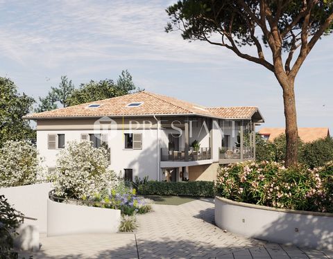 Anglet, between the Chambre d'Amour and the Place des Cinq Cantons, discover Écrin des Sables, an intimate residence with high-end services. A few minutes walk from the beaches and the Golf course, a rare and sought-after location offering a lifestyl...