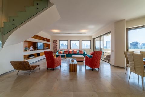 Looking for a luxury apartment in Tel Aviv? Now offering a unique opportunity to buy in Tel Aviv’s most desired quarters - The Old North. For sale in Basel tower on a high floor, a renovated duplex, amazing in its beauty with spectacular views to the...