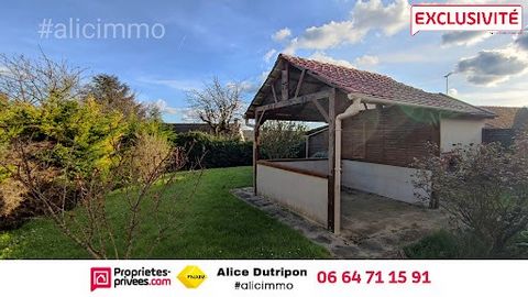 Alice Dutripon offers you in EXCLUSIVITY in SAUDOY (51120) ''Garance'' Village house 1 bedrooms, outbuildings, garden. Selling price 94,990 euros (agency fees paid by the seller). Pleasant village house on one level offering: fitted kitchen, living r...