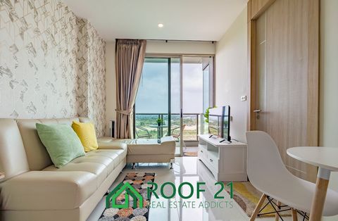 Introducing The Riviera Jomtien: a modern, upscale condominium project boasting a unique design and world-class facilities. For Sale and For Rent: The Riviera Jomtien Condo offers a stunning 1-bedroom unit with breathtaking views of Pattaya city. Thi...