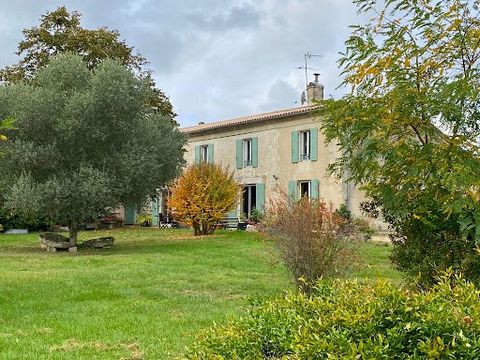 Attractive wine estate only 35 minutes from Bordeaux centre. Set on high ground the property enjoys wonderful views of the surrounding vine-clad hilltops. A total of 24 hectares planted with vines. Various outbuildings including wine making warehouse...