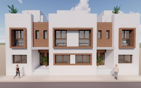 Semi-detached villas in San Javier, Costa Calida, Murcia A complex made up of 8 semi-detached houses, with a private pool, terrace area and large solarium on each property. Each home has 3 bedrooms and 2 full bathrooms and has been designed with a co...