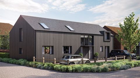 Hilders Farm presents a unique opportunity to design your own Self Build home as part of a fantastic development of 11 properties on the site of a former equestrian centre, situated in a stunning rural setting nestled on the western edge of the charm...