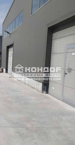Offer 64051: We offer to your attention a thermopanel warehouse in a newly built base with excellent location, near Trakia highway meters from Karlovo Road. Useful height of the room 7.10 m., possibility for installation of styling systems, flooring ...