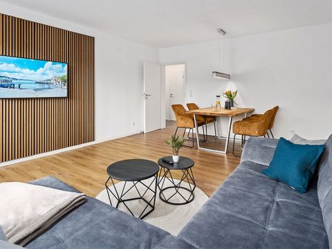 The 66 square meter apartment with two rooms and a spacious sunny balcony on the second floor was recently renovated and has practical and cozy furnishings. This apartment offers everything you need for your visit. The apartment was designed with gre...