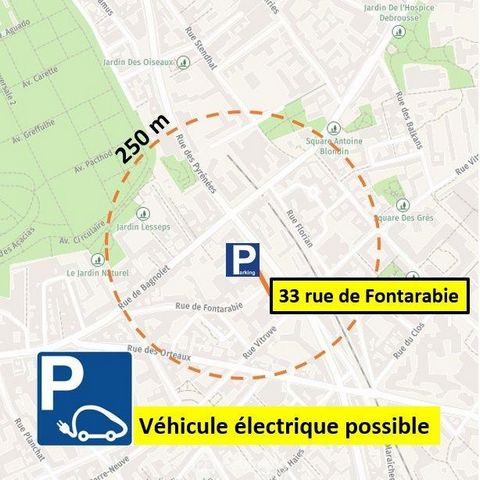 Parking sous sol - 11m² - Paris