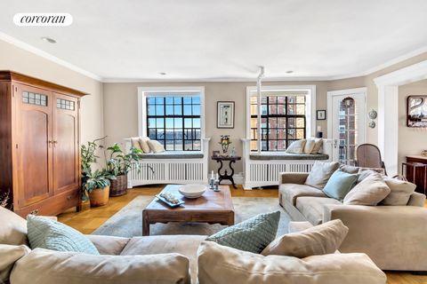 A GRAND AND HAPPY HOME! Good karma abounds in this lovely top-floor apartment so large you can get lost in it. In fact, you won't want to leave. Situated in historic Hudson View Gardens, space, light and river views are the operative words in this st...