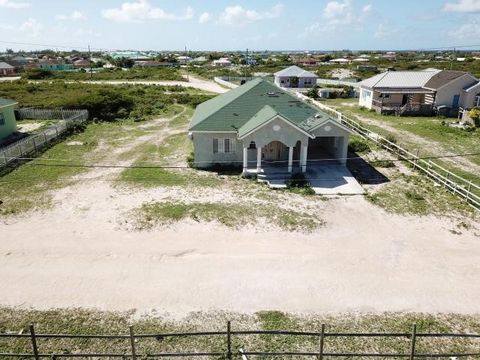 Located in the South East Suburbs of Grand Turk, this 3bdr, 2 bath home is located in a quiet neighborhood with good opportunity for property appreciation. Blessed with a natural breeze this home is perfectly located for island living and reduced rel...