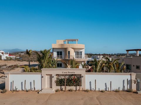 This stunning home offers a 3 bedroom 3 bath main residence plus a separate casita with its own bedroom and bath perfect for guests or additional privacy. The property is fully turn key featuring modern appliances stylish furniture and a beautifully ...