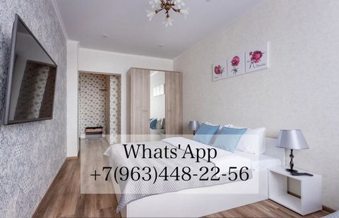 По аренде пишите в Whats'App +79634482256!!!! Квартира сдается на любой срок, но только от месяца(Командировочным и посуточно просьба не беспокоить!!!!) Счетчики за свет и воду оплачиваются дополнительно, отопление включено. Качественный ремонт, квар...