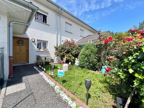 ORNEX 4 bedroom terraced house Private Properties offers you in Exclusivity: Ideally located in Ornex, this 98 m² semi-detached house built in 2011 is located in a quiet and sought-after development. A few minutes from the Swiss customs, it offers im...