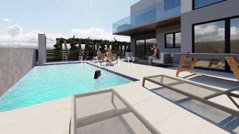 Kaiser Immobilien presents a ground floor apartment in a luxury villa under construction in Nova Vasa near Poreč. The modern building with luxury apartments and sea view will have four residential units. The apartment is located on the first floor of...