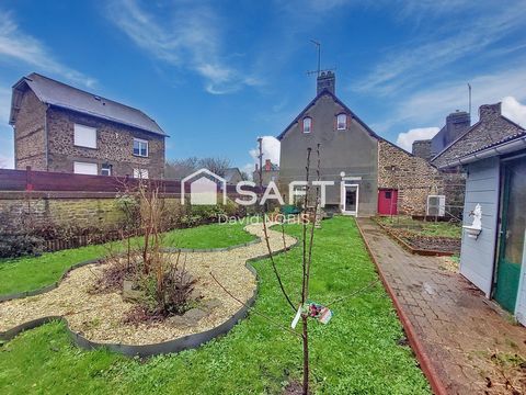 Dans un village à 6 minutes d'Ambrières. Venez découvrir cette maison de caractère avec jardin et garage. Elle se compose d'une entrée, un séjour avec cheminée, une grande cuisine avec accès terrasse, une buanderie A l'étage, 2 grandes chambres et un...