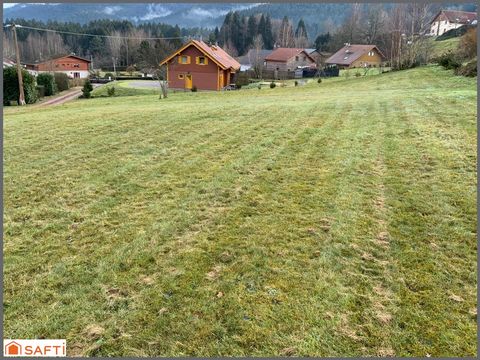 Situé à seulement 5 kms du centre de Gérardmer (88400) en direction du Tholy, ce terrain constructible offre l'opportunité de vivre dans une ville dynamique des Vosges réputée pour son cadre naturel exceptionnel. A proximité on retrouve des commerces...