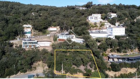 Magnífica soleada parcela edificable de 819m2 orientada al sur y con fabulosas vistas al mar y montañana ideal para construir una villa de sueños. La parcela esta situada en una tranquila zona residencial de Santa Cristina d'Aro, Roca de Malvet, muy ...