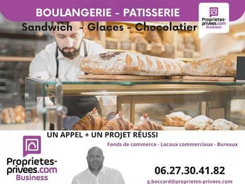 Située dans un emplacement de premier choix, Guy BOCCARD vous propose cette boulangerie, pâtisserie, chocolaterie, en activité depuis 2018, qui bénéficie d'une clientèle fidèle et d'une forte attractivité locale. Excellente rentabilité et beau chiffr...