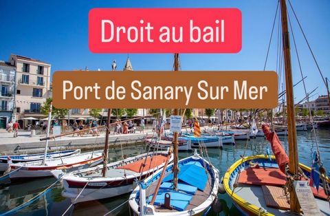 À vendre : droit au bail pour tous commerces au port de Sanary Sur Mer. Local commercial d'une superficie de 22 m², doté d'une grande vitrine de plus de 2 mètres. Bail 3/6/9 commençant le 14/10/2022, avec un loyer mensuel de 808 €. L'emplacement est ...