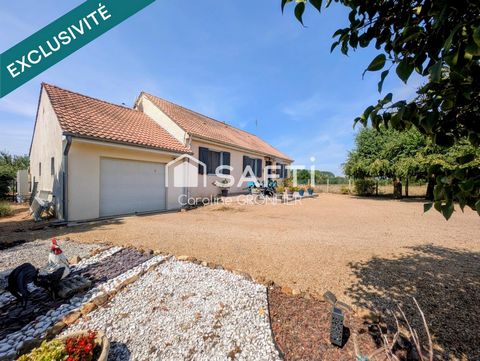 Maison plain-pied 4 chambres à moins de 10min de Paray