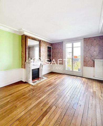 Appartement de charme 4 pièces – 85 m² – Vue imprenable sur le parc de la Villette