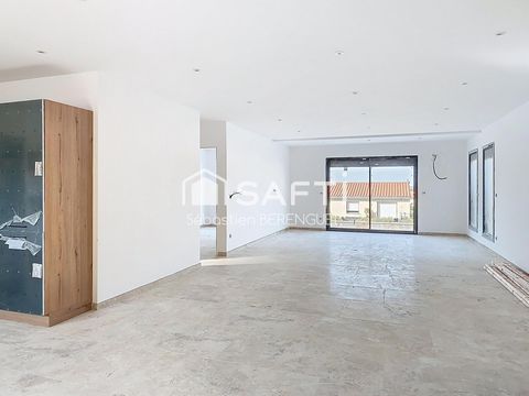 Maison neuve avec garage piscine, confort du plain pied,4 chambres.