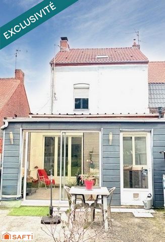 Maison semi individuelle à Raismes– Parcelle de 400 m²- véranda- 4 chambres