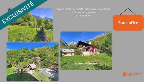 Grande maison Vallouise-Pelvoux avec jardins et garage expo Sud