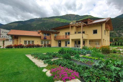 Quiet and cozy apartments surrounded by lush orchards on the outskirts of Schlanders in the Stelvio National Park. A wonderfully landscaped garden in full bloom with a wide variety of fruit sweetens cozy moments on your terrace. Various cultural even...