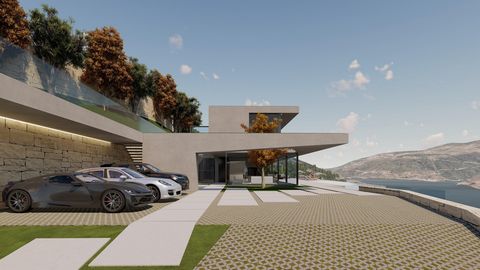 Magnificent plot with 3362 m2 as per topographic survey, for construction of villa, with panoramic views over the Douro River, with approximately 300 m2 of construction area, in Caldas de Aregos, Viseu district. The contemporary architecture project,...