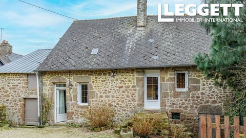 A27100TMC53 - Niché dans un cadre de hameau paisible, ce charmant cottage en pierre du 17e siècle d'une chambre offre une retraite agréable nichée dans la campagne du nord de la Mayenne, célèbre pour ses collines verdoyantes. L'intérieur comprend un ...