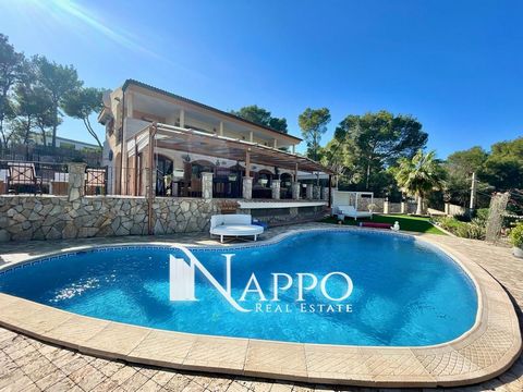 Nappo Real Estate is pleased to present this spacious family home located in Santa Ponsa, a highly sought-after neighborhood in the southwest of Mallorca, offering stunning mountain views.The property is distributed over 2 levels plus the basement. T...