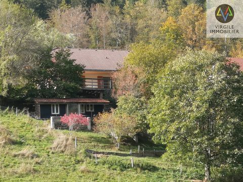 Ref- 2058 - Jougne (25370), close to the Swiss border, come and discover this pretty cozy nest. Renovated with care, you will be charmed by its location. A magnificent view of our pretty forests. A piece of paradise. When we relax in the garden we ar...