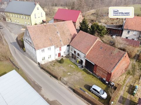 PÓŁNOC NIERUCHOMOŚCI O/BOLESŁAWIEC offers for sale a farm with buildings, located in the municipality of Gryfów Śląski. OFFER DETAILS: - The property consists of a residential building, a barn, a stable, a piggery. - The house is located on a plot of...