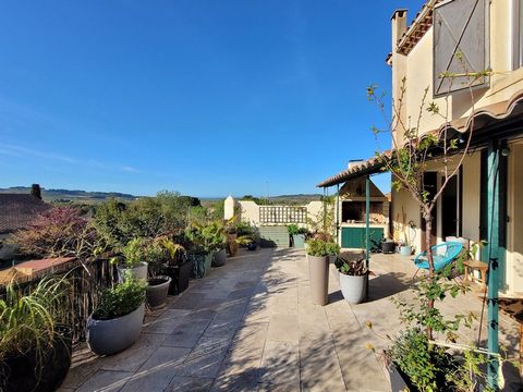 Be welcomed by this inviting former winegrower's house in the heart of a lovely circular village. The house itself consists of five bedrooms and two bathrooms, plus a large terrace with views of the Pyrenees mountains on clear days. Like many houses ...