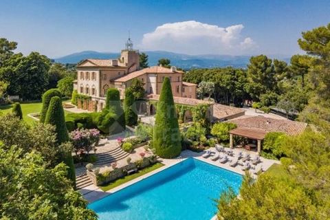 A secluded country estate situated between Valbonne and Mougins, built on the crown of its own wooded hill;15-minute drive from Cannes, 20-minute from Nice Airport and a few minutes' drive to the traditional Provencal villages of Mougins and Valbonne...