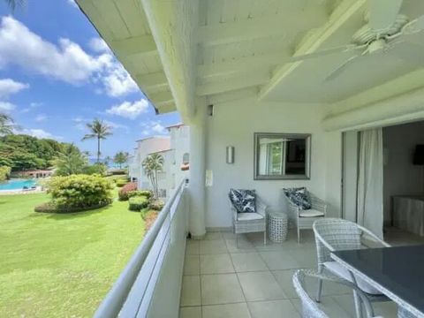Glitter Bay offers spacious apartments just a few steps from the beautiful Caribbean Sea. Located on the west coast of Barbados, 314 is a one bedroom apartment with ocean views. Sitting on the third level on the last block of apartments from the beac...