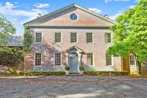 This is 11 acres on Round Hill Road in Mid-Country Greenwich, a rare find and investment-worthy! Stunning western views of open sky, grassy meadow & mature specimen trees. The existing home, designed by Mott B. Schmidt, has elegant formal rooms, 5 bd...
