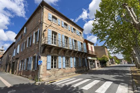 Are you searching for a spacious townhouse full of character, with ample space for either a professional or private project, in a vibrant small town not far from major highway access? This 18th-century Hôtel Particulier, situated in the heart of Réal...