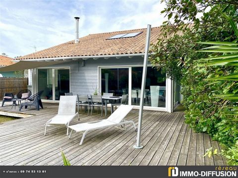 Mandate N°FRP151696 : House approximately 140 m2 including 5 room(s) - 3 bed-rooms - Site : 681 m2, Sight : Garden. Built in 2010 - Equipement annex : Garden, Terrace, parking, double vitrage, piscine, cellier, Fireplace, - chauffage : electrique - C...