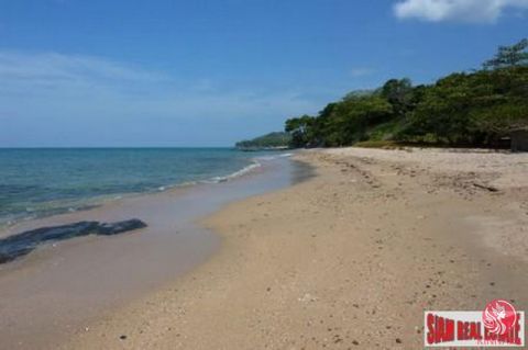 Discover a stunning opportunity on the idyllic shores of Kantiang Bay in Koh Lanta, where nearly beachfront land awaits you. Spanning an impressive 12,000 square meters, this property boasts 108 meters of direct sea-facing frontage, providing mesmeri...