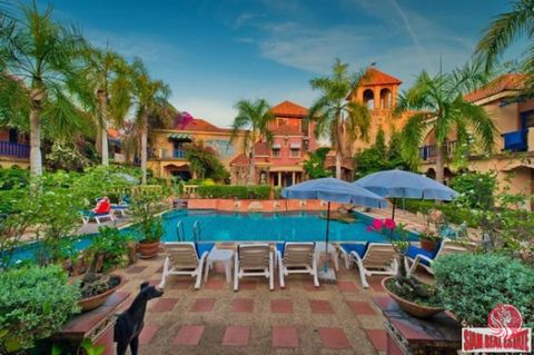 A hidden jewel in East Pattaya, this Mediterranean Tuscany-style resort for sale is a true oasis. Nested on 6,644 square meters of cultivated land the resort is an abundance of creative style. No expenses were spared when the owner of this resort cre...