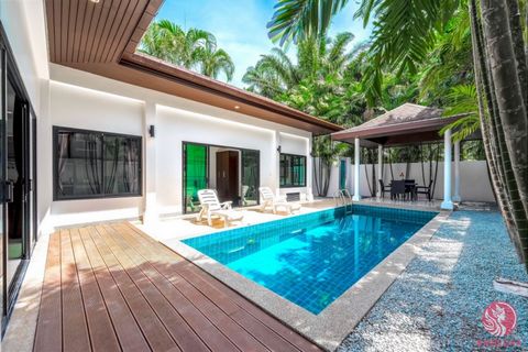 Spanning 110 sqm 2 Bed 2 Bath a modern and stylish villa that offers a blend of comfort and luxury. an excellent choice for those seeking a modern retreat in Rawai, combining luxury living with the beauty of tropical surroundings. Step into comfort a...