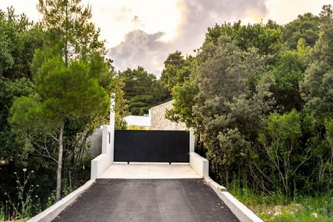 Villa moderne avec piscine en pleine nature sur l'île de Rab à Palit, à 750 mètres de la mer ! Sur l'île romantique de Rab, dans un endroit calme, nous vous proposons une villa moderne de 350 m². entouré d'une forêt dense avec accès privé via un pont...