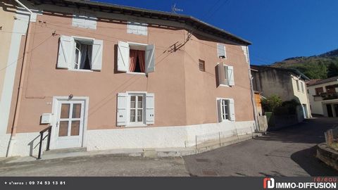 Fiche N°Id-LGB156180 : Les cabannes, secteur Proche les cabannes, Maison d'environ 138 m2 comprenant 5 piece(s) dont 4 chambre(s) + Terrasse de 313 m2 - Vue : Montagne - Construction 1820 Pierres - Equipements annexes : terrasse - parking - cellier -...