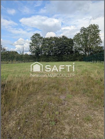 Safti-Benjamin Marcouiller vous propose : Terrain à bâtir.