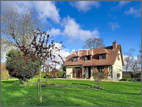 Sur la commune d'Asnières, à seulement 3 km du bourg de Moyaux et de ses commerces de proximité, laissez-vous séduire par ce charmant pavillon parfaitement entretenu, sur sous-sol complet.
