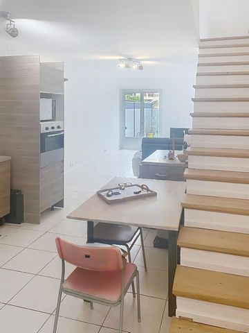 Maison 73m2 avec jardin arboré jacuzzi et chalet - séjour salon cuisine aménagée ouverte - 2 chambres - sdb + douche - 2wc - studio indépendant